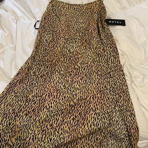 Motel animal print dress